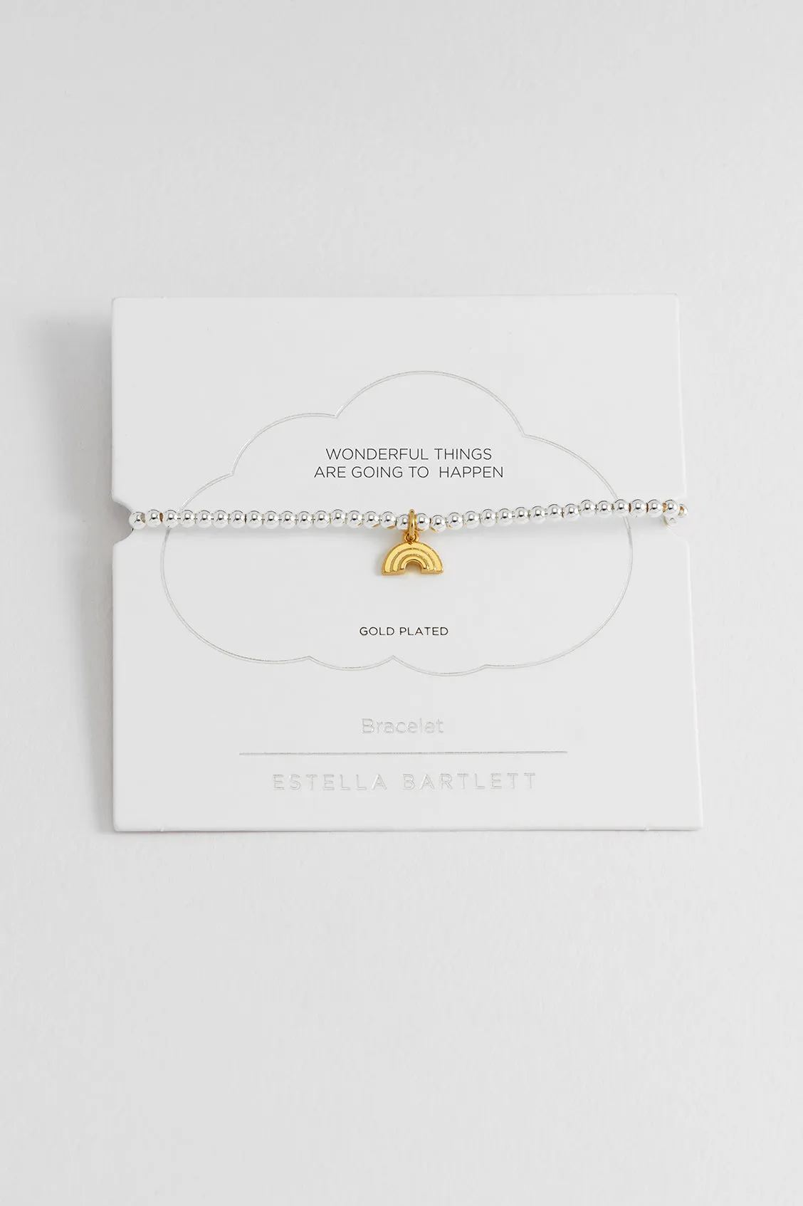Sienna Beaded Rainbow Charm Bracelet