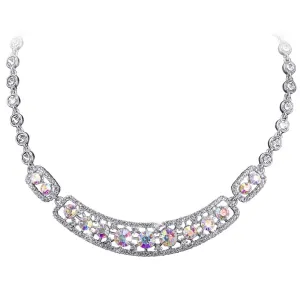 Spectra Rhodium Necklace
