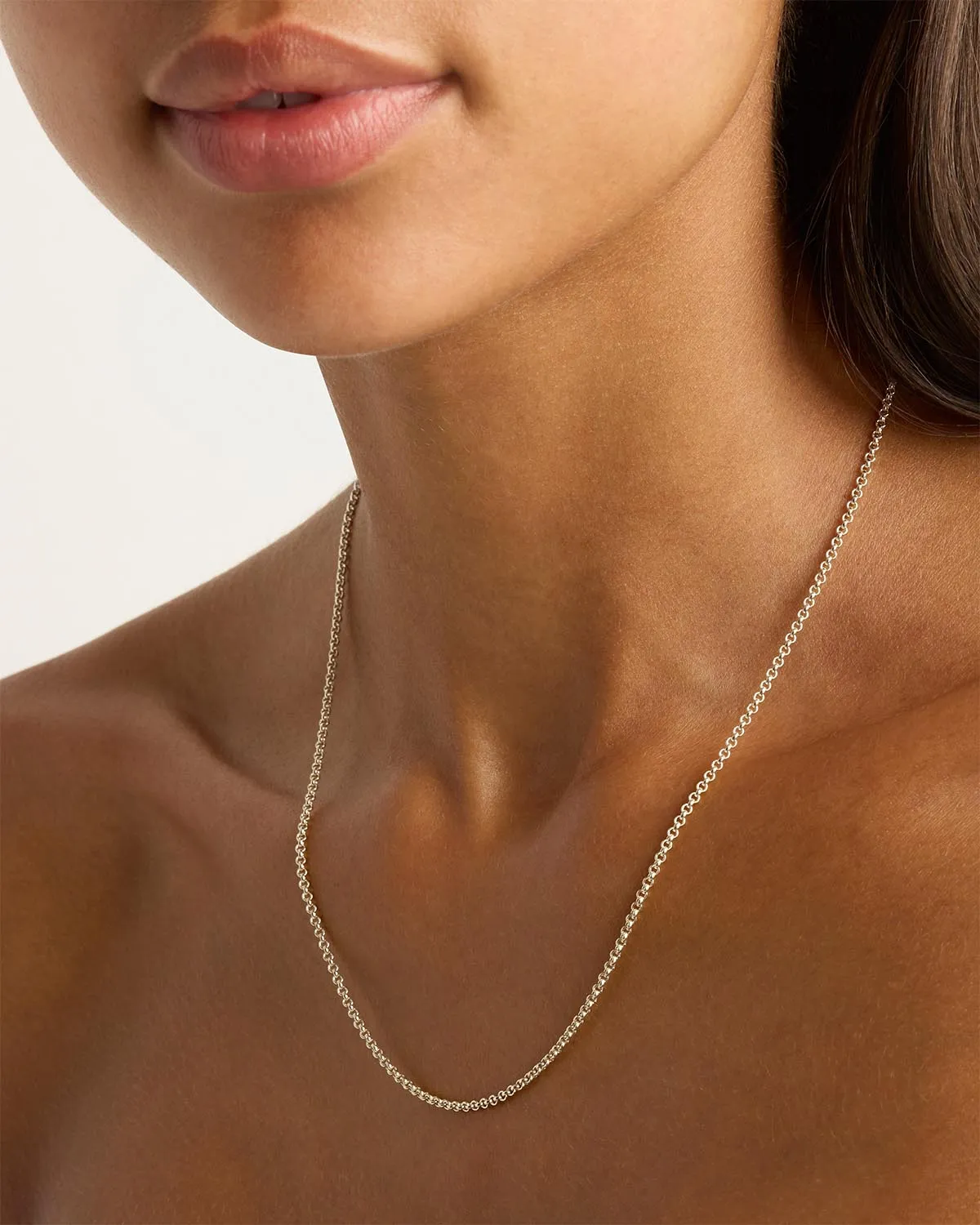 Sterling Silver 19" 2mm Belcher Chain Necklace