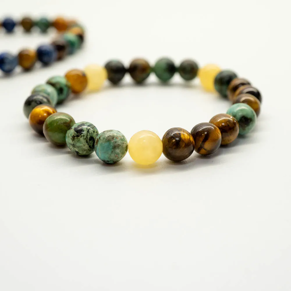 Turquoise, Tiger's Eye, Jade | Children’s Bracelet