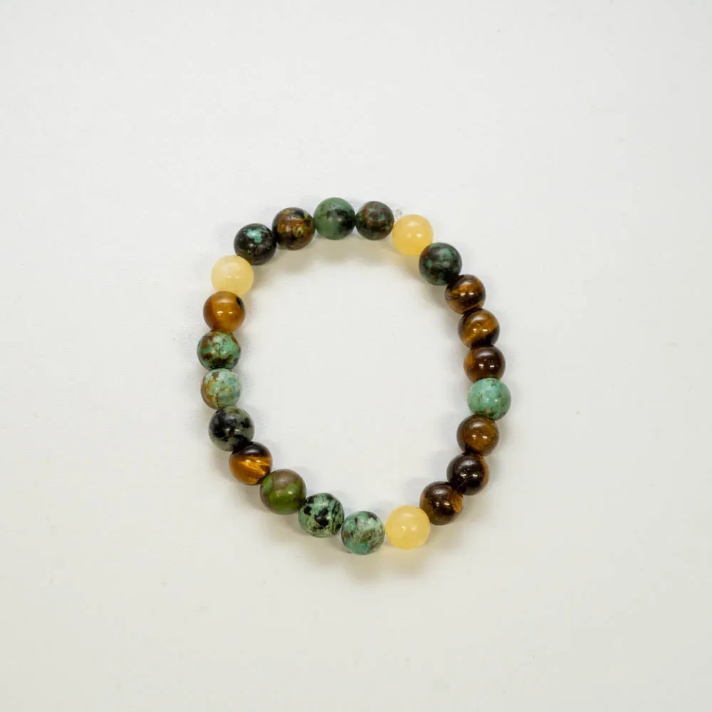 Turquoise, Tiger's Eye, Jade | Children’s Bracelet
