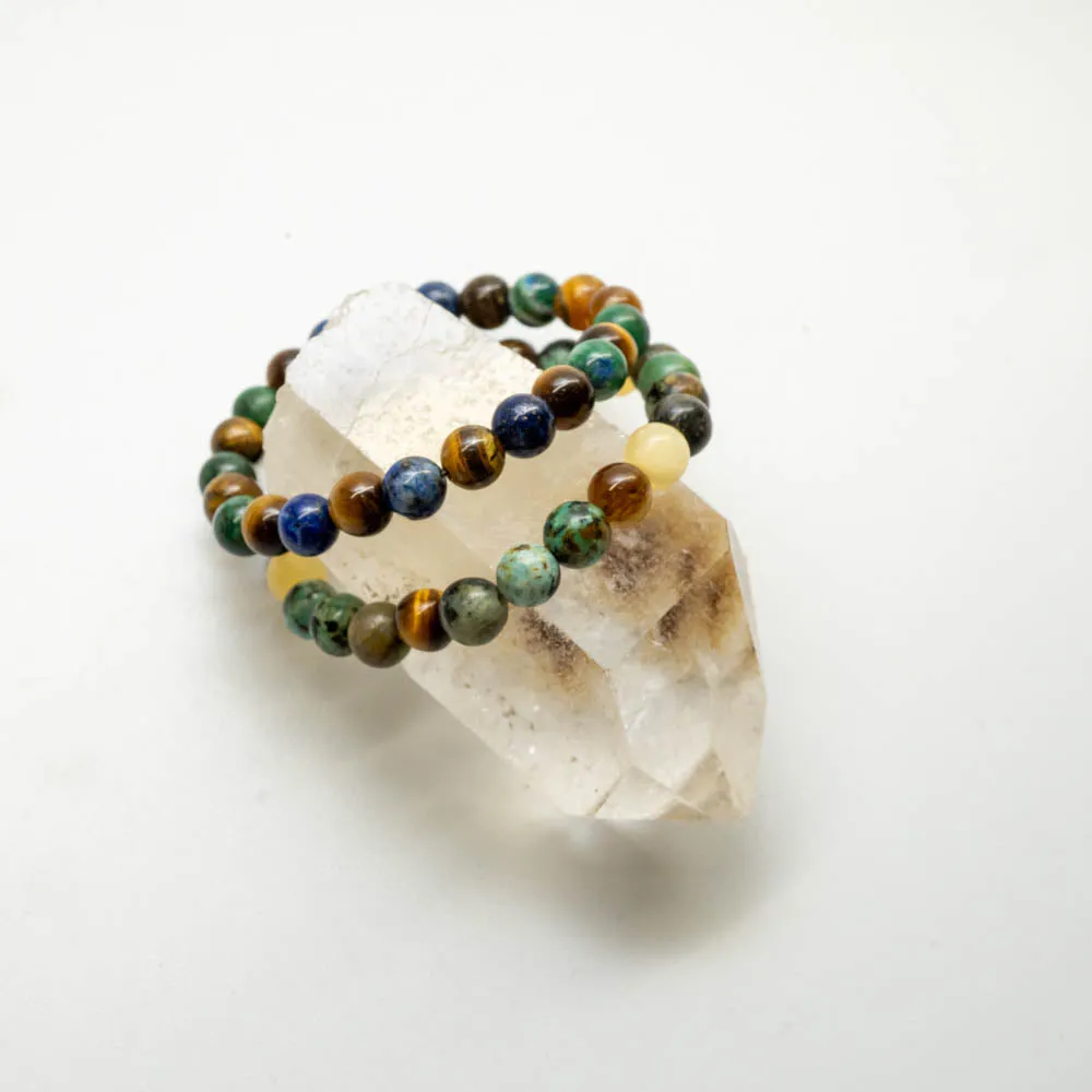Turquoise, Tiger's Eye, Jade | Children’s Bracelet