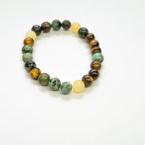Turquoise, Tiger's Eye, Jade | Children’s Bracelet